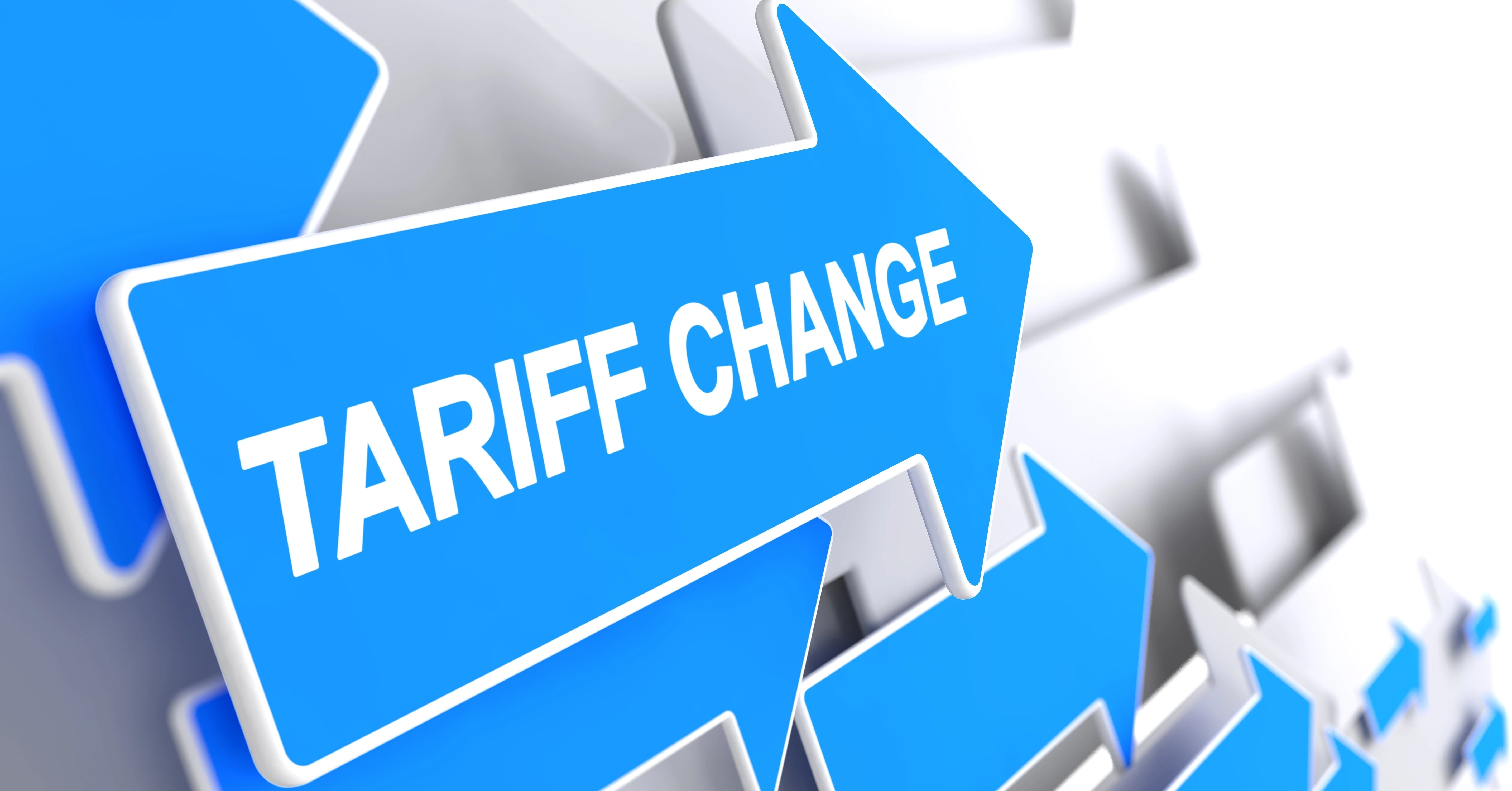 Change in General Tariffs from 21 February 2022